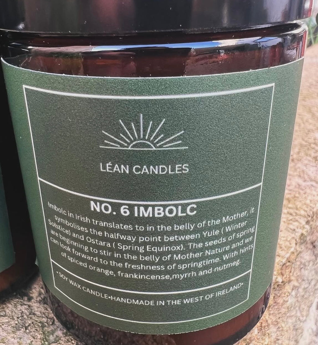 Imbolc Candle